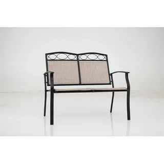 Fantask 2-Sitzer Gartenbank, Schaukelbank wetterfest mit Metallrahmen, Gartenschaukel aus atmungsaktivem Stoff, Balkonmöbel bis 300 kg, Parkbank für Garten, Balkon, Terrasse