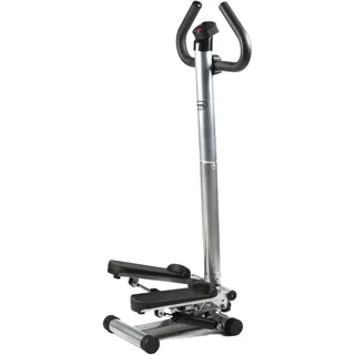 body coach Stepper »Up-Down Fitness Step Hometrainer Stepper mit Haltegriff«, silberfarben