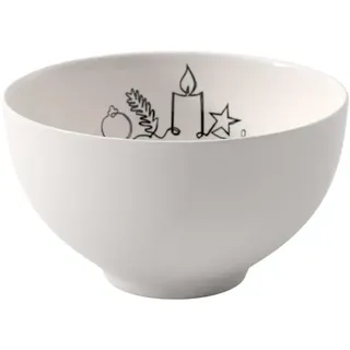 Villeroy & Boch – Statement Weiß, Schwarz, Spülmaschinenfest, Mikrowellensicher, Schüssel, Bowl, Schale, Premium Porcelain