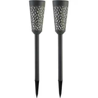 Luxform Solarleuchte schwarz B:9 cm H:5,6 cm L:9 cm 1 Stk. inkl. LED-Modul