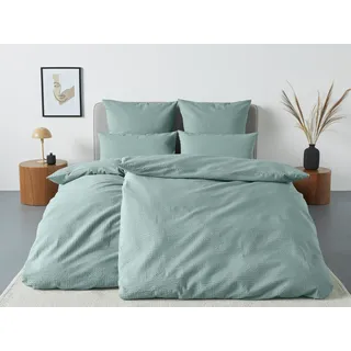OTTO home Sari2 unifarben Grün 155 x 220 cm + 2 x 80 x 80 cm