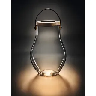 Dekoglas mit Licht Solarlaterne innen und außen Krinner Lumix L 4 LEDs Lichtfarbe warmweiß inkl. Dimmer