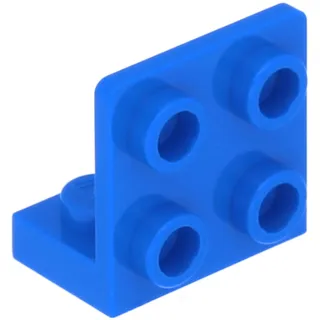 LEGO Winkel: 25 Brackets 1x2/2x2, 90°, Blau - Blau