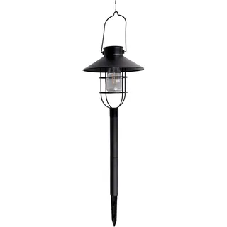 Grundig Solar Gartenlampe LED 21,8 x 21,8 x 64 cm