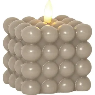 Star Trading Flamme Dot LED-Kerze 75 mm beige