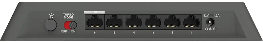Bild von DMS-106XT 6-Port Multi-Gigabit Unmanaged Switch