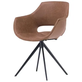 Zaja Microfaser drehbar vintage cognac