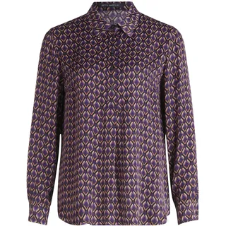 Betty Barclay Damen Longbluse Langarm 44, Purple/Brown