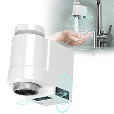 YICI Berührungsloser Wasserhahn-Adapter Smart Sensor Wasserhahn für Küche Badezimmer Automatischer Infrarot-Sensor mit Anti-Überlauf-Schutz