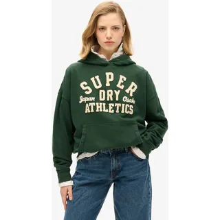 Superdry Kapuzensweatshirt »ATHLETIC APPLIQ OVERSIZE HOOD« Superdry Enamel Green XS