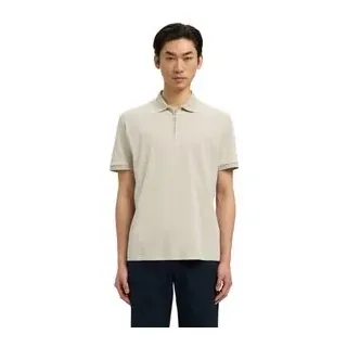 Selected Fave Kurzarm-poloshirt beige L