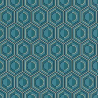 Rasch Vliestapete "Sophia" Retro glatt, petrol, blau