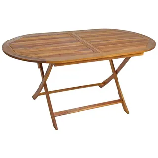 Estexo Gartentisch 160 x 85 x 75 cm Braun