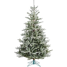 Black Box Trees Celtis Künstlicher Weihnachtsbaum – H185 x Ø112 cm – Grün mit Frostoptik