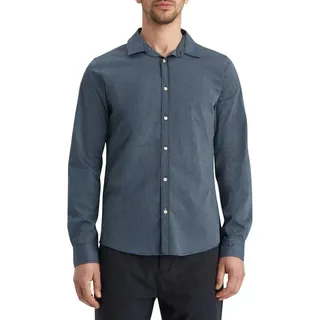 Scotch & Soda Herren Poplin Shirt, Night Stripe, M