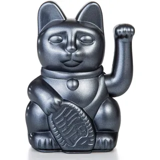 donkey Products - Lucky Cat Galaxy - Space Winkekatze | Japanische Glücksbringer Deko-Katze in stylischem chrome Farbton