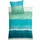Long Beach Gestreift Blau 135 x 200 cm + 80 x 80 cm