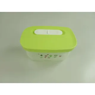 Tupperware VentilOfrais Dose 375 ml - Aufbewahrung Obst Gemüse - Dreiwege-Belüftung - Kunststoff - 14,2x9,8x6,8 cm - Spülmaschinenfest - Ideal Tägliche Aufbewahrung Familie