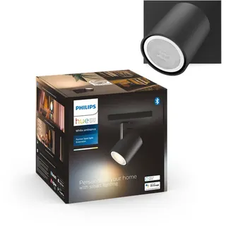 Philips Hue Runner Single Spotlight - Black - No Dimmer Switch