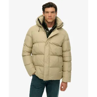 Superdry 5 Baffle Sports Puffer Mantel beige, M,