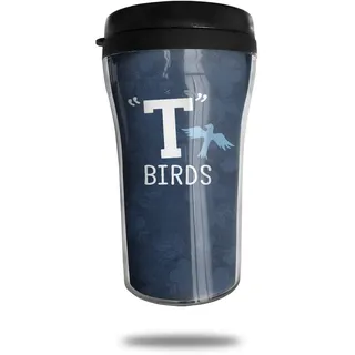 DDDi-Cup T Birds Gang 3D-Technologie, Mini-Kaffeetasse, Isolierbecher, Reisebecher, 250 ml