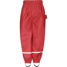 Bild von Wind- und wasserdichte Regenhose Regenbekleidung Unisex Kinder,Rot Bundhose,128