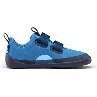 Affenzahn Barfußschuh Baumwolle Lucky Bär blau - Blau