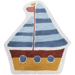 Beliani Kinderteppich Speti 120/105 cm , Multicolor , Textil , 105x120 cm , Teppiche und Böden, Teppiche, Kinderteppiche