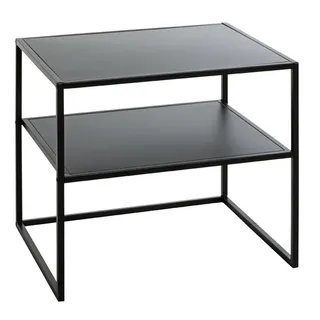 Haku-Möbel HAKU Möbel Beistelltisch Metall schwarz 50,0 x 40,0 x 45,0 cm