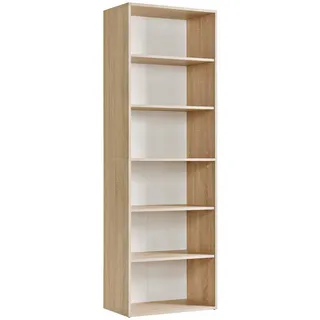 mokebo Bücherregal 60 x 34,5 x 180 cm Braun