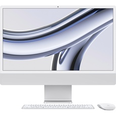 Bild iMac 24" silber, M3 - 8 Core CPU / 10 Core GPU, 8GB RAM, 512GB SSD (MQRK3D/A [2023 / Z19D / Z19E])