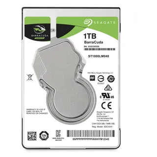 Seagate Barracuda 1 TB 2,5" 140 Mb/s
