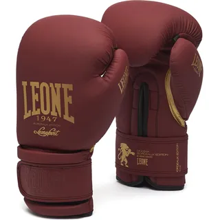 Leone1947 Boxhandschuhe Leone Bordeaux Edition rot 12 oz