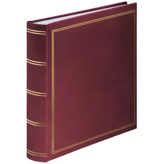 Hama Jumbo Fotoalbum London 30x30 80 weiße Seiten, bordeaux 7161