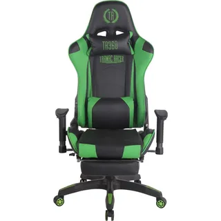 CLP Gaming Bürostuhl Kunstleder Grün/Schwarz