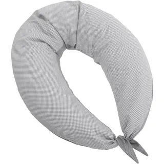Cambrass - Nursing Pillow Moon 80x185x16 Cm Vichy10 Grey