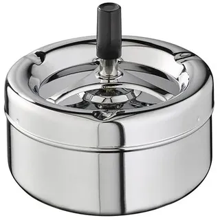 APS KLASSIKER Aschenbecher silber, 1 St.
