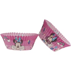 Dekora - Backformen Set | Muffin und Cupcake Formen Papier - 25 Stück - Minnie Mouse