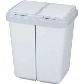 Alpfa Duo Bin 50 l Weiß, Grau