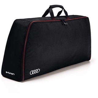 Audi 4KE071073 Aufbewahrungstasche Kofferraumtasche Ringe Logo e-tron Kabeltasche, schwarz