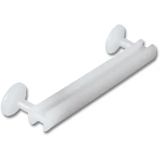 Dekohaken24 - Schlaufengleiter für Vorhänge, Gardinen, Seitenschals, Schiebegardinen mit 5cm Schlaufen, Vorhanggleiter, Schlaufenhaken (einfach, ohne Veschluss, 50 Stück)