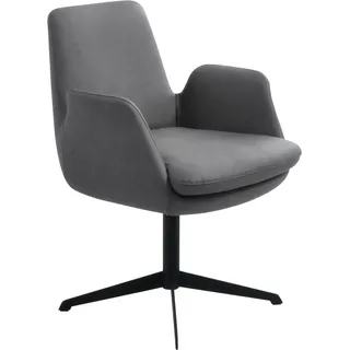 K+W Komfort & Wohnen Drehstuhl Cube grau