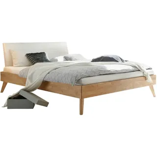 Hasena Massivholzbett Pesaro 200 x cm Holz Eiche Bianco