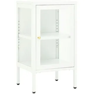 vidaXL Sideboard 38x35x70 cm Metall und Glas