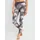 CALIDA Leggings CALIDA Damen Gr M 44/46 N-Gr graystone Single Jersey Obermaterial 94 Baumwolle 6 Elasthan eng lang Hosen Leggings floraler Print Baumwollmix weicher elastischer Bund bequem