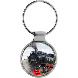 KIESENBERG 3D Schlüsselanhänger Dampflok Lokomotive Bahn Lockführer Eisenbahn Fan Geschenk Artikel Idee A-9669