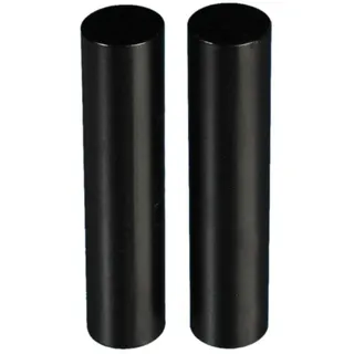 LIEDECO Gardinenstangen-Endstück Signum 2-läufig Ø 16 mm 8,5 cm Schwarz