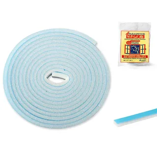 Home Zugluftstopper aus Frottee, selbstklebend, Weiß, 8 x 10 x 7, Medium