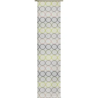 Schiebegardine WIRTH "Zirbello" Gr. 1, grün, B:60cm H:145cm, Jacquard, Baumwolle, Polyester, Gardinen, Schiebegardine