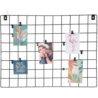 Well Home Fotoregal mit Kabel und LED-Lichtern, 60 x 45 cm